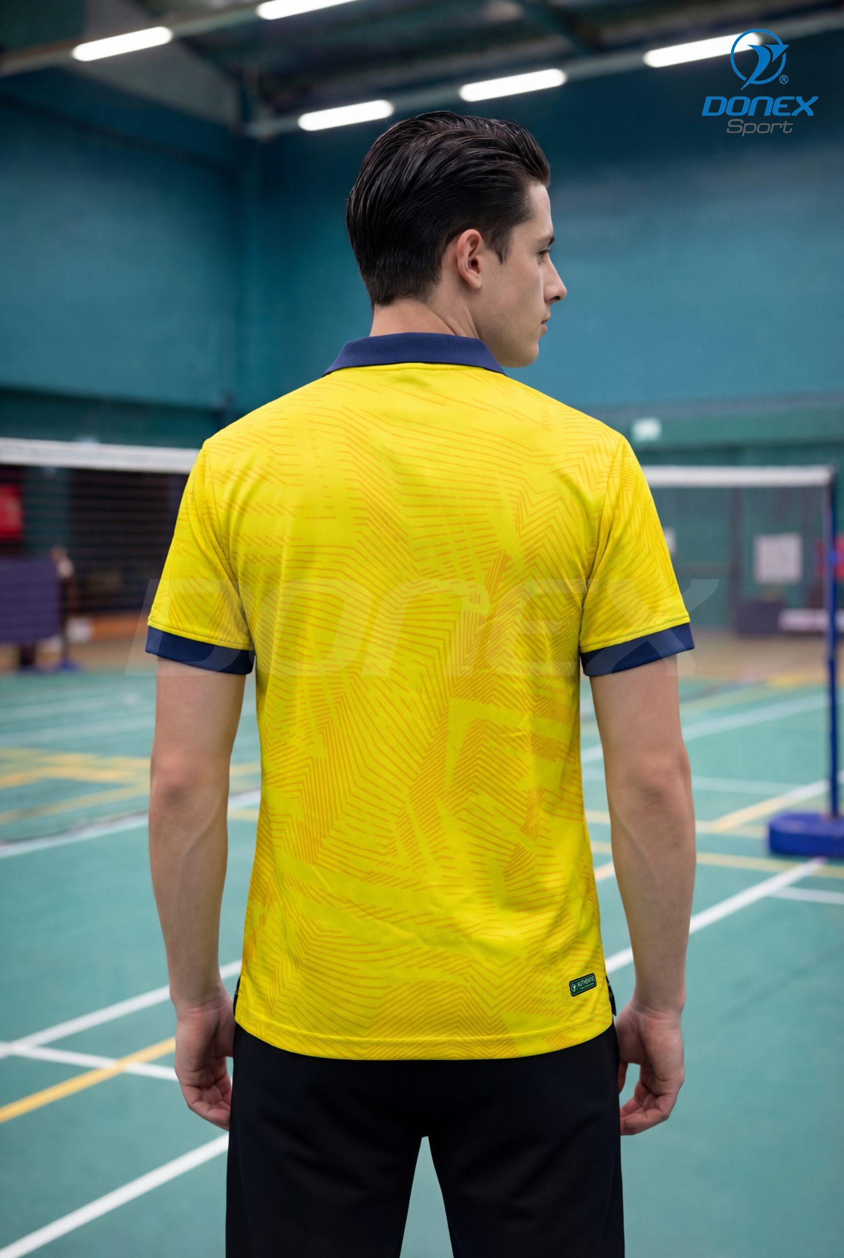 Áo thể thao nam MC-9160-06-12 Vàng phối Navy